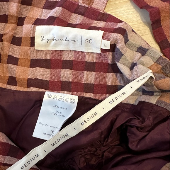 Multi-checkered dress from September|20 size medium - Picture 11 of 14